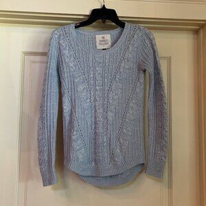 So - Sweater - Light Blue - Fitted - Sz XS